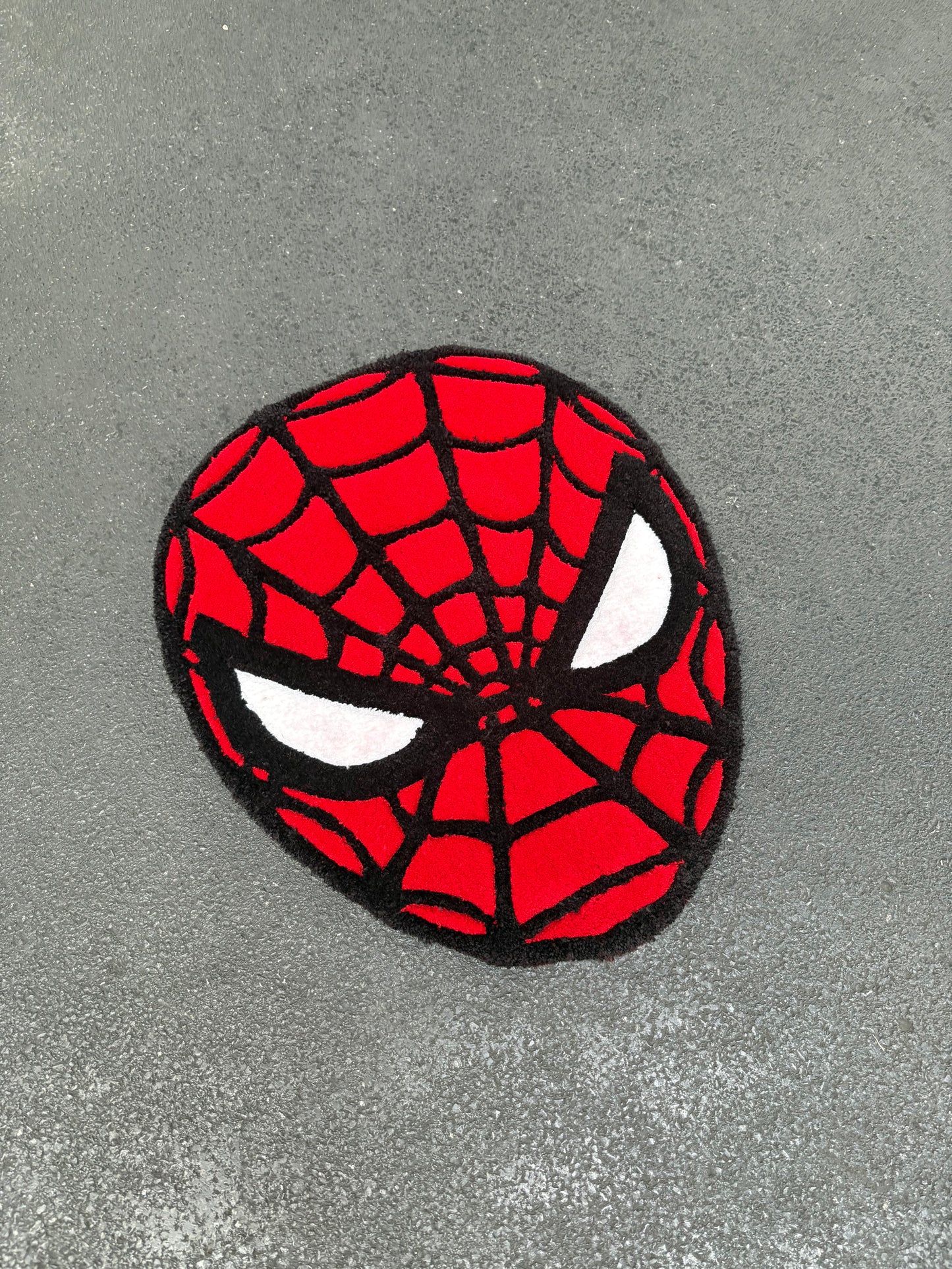 Tapis Spiderman (100% fait main) 75x55cm Tufting/Rug