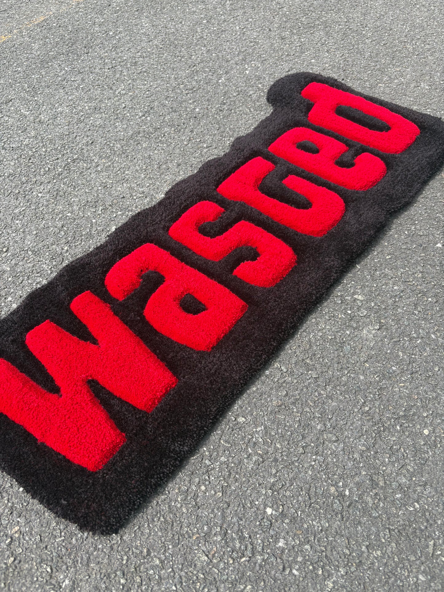 Tapis Wasted/GTA (100% fait main) 75x30cm Tufting/Rug