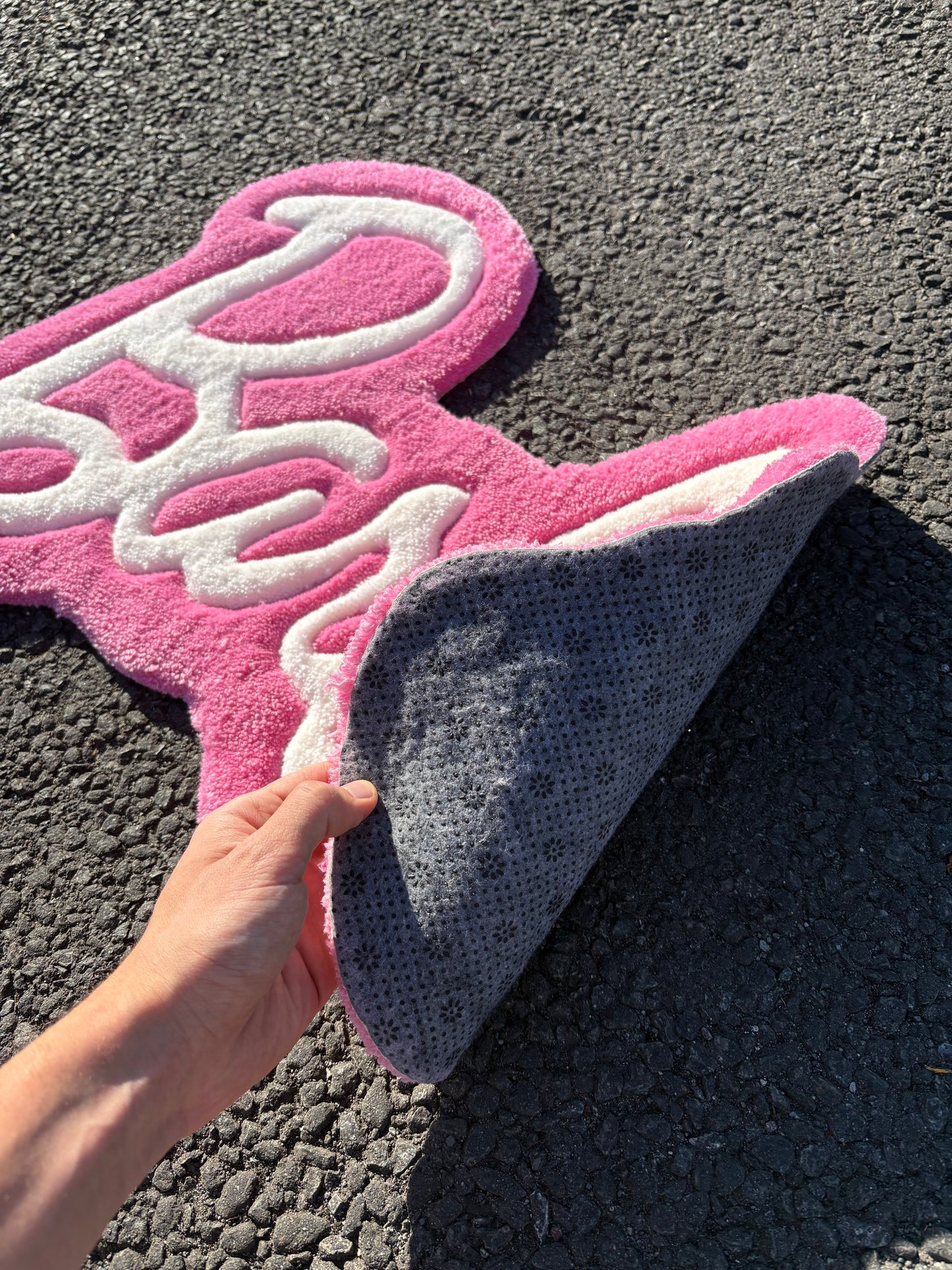 Tapis Barbie (100% fait main) 73x45cm Tufting/Rug