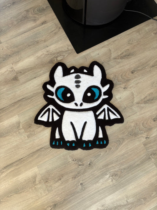 Tapis Fury/Krokmou (100% fait main) 70x65cm Tufting/Rug