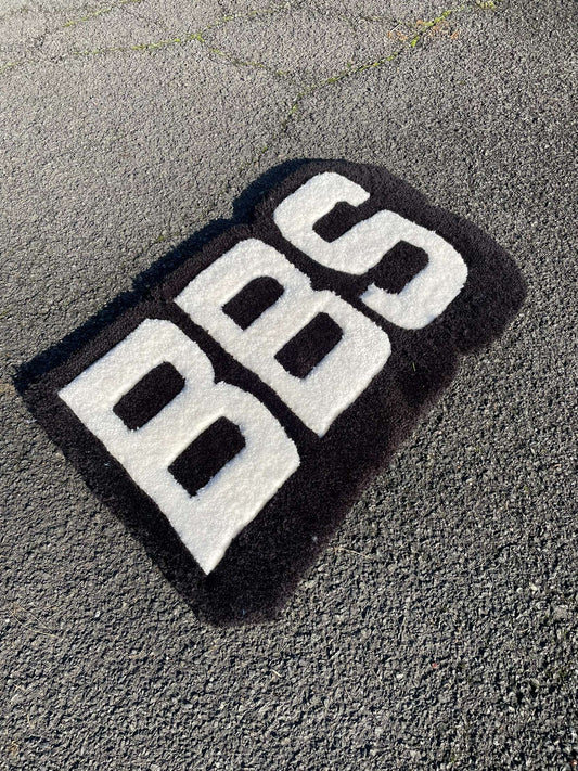 BBS Tapis Tufté (100% fait main) 55x40cm Tufting/Rug