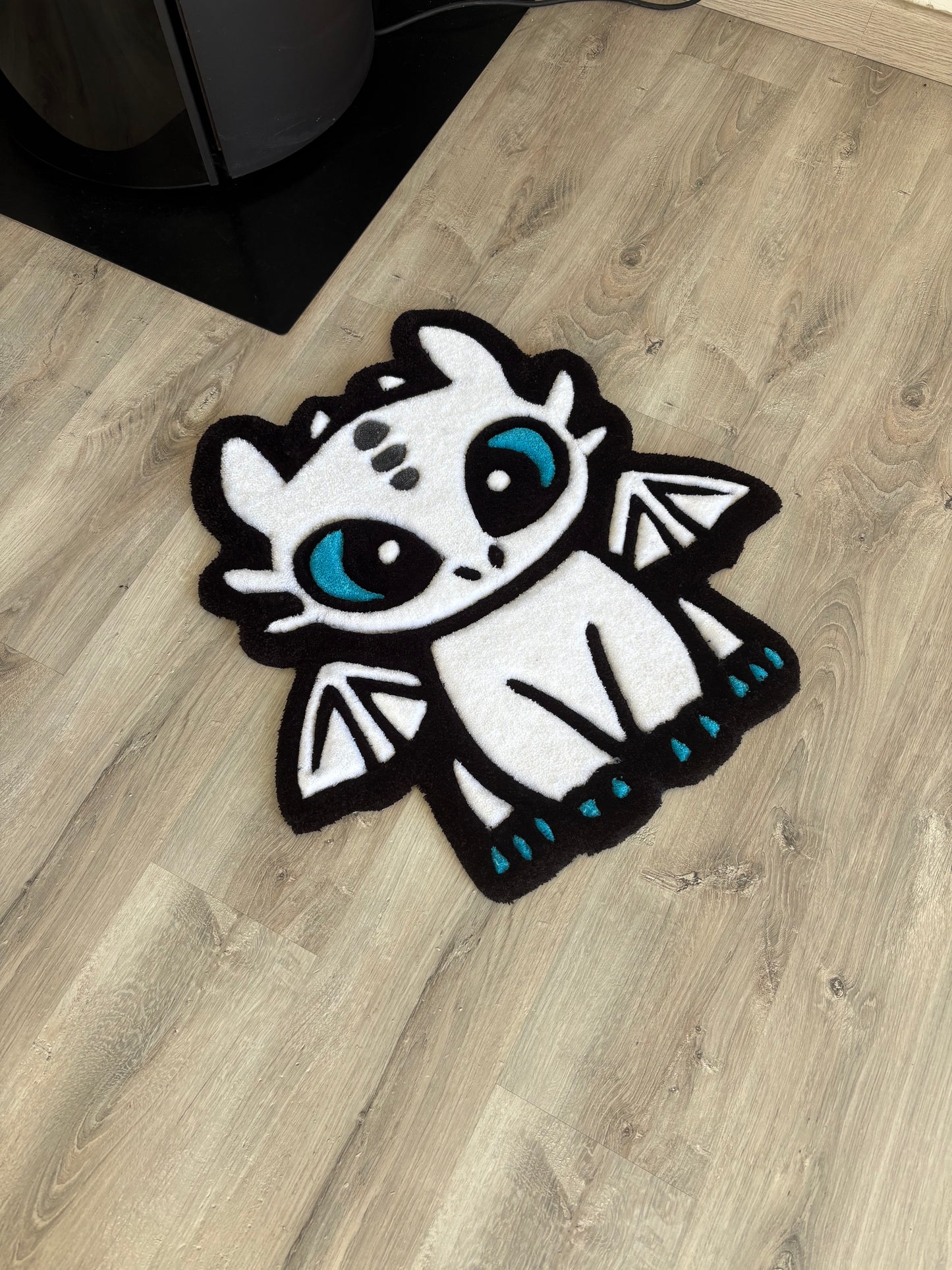 Tapis Fury/Krokmou (100% fait main) 70x65cm Tufting/Rug