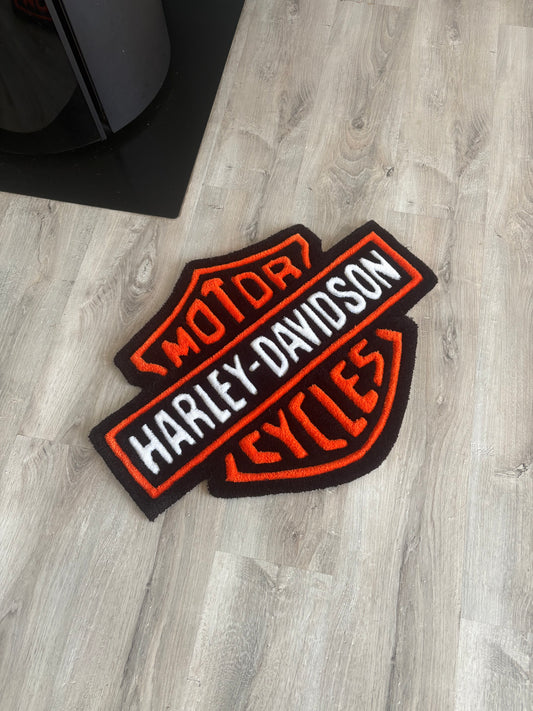 Tapis Tufting Harley-Davidson 70x55 cm – 100% fait main