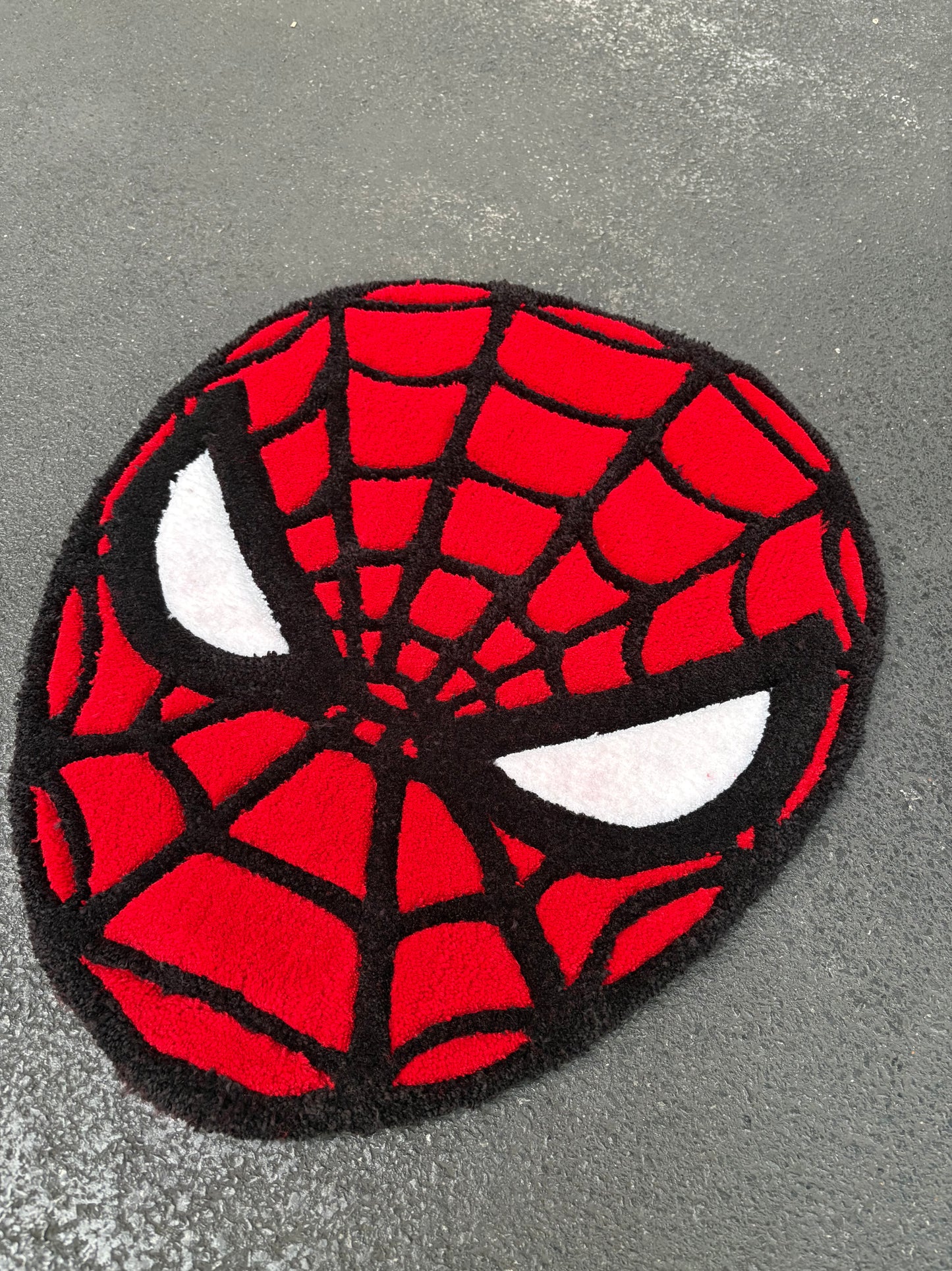 Tapis Spiderman (100% fait main) 75x55cm Tufting/Rug