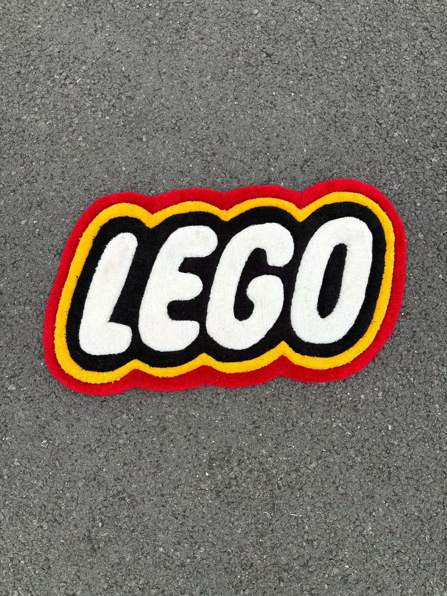 Tapis Lego (100% fait main) 70x45cm Tufting/Rug