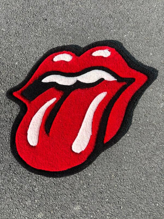 Tapis Rolling Stones (100% fait main) 55x60cm Tufting/Rug