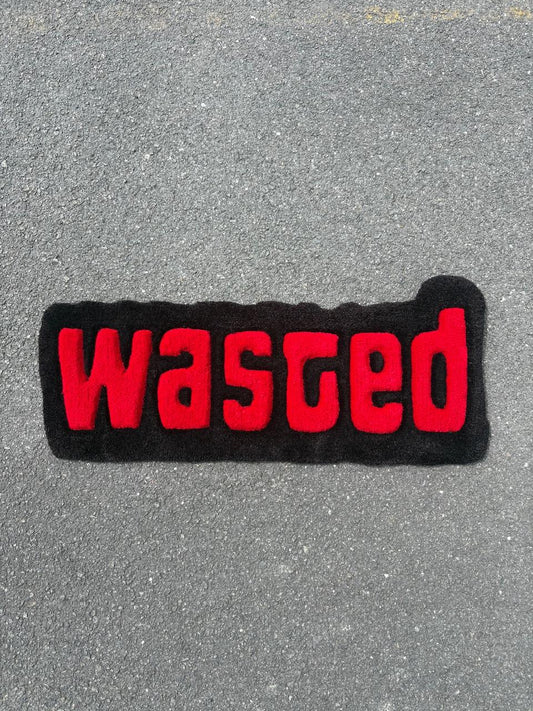 Tapis Wasted/GTA (100% fait main) 75x30cm Tufting/Rug