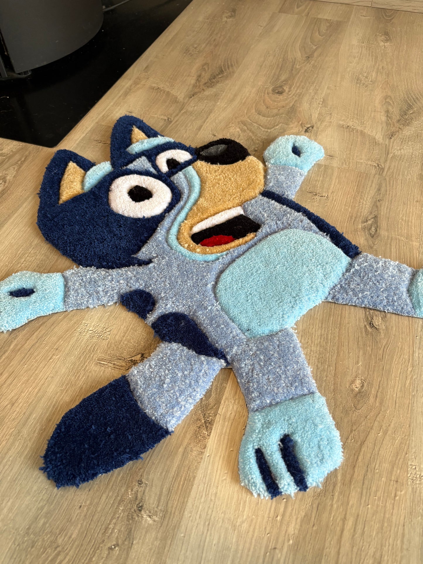 Tapis Bluey (100% fait main) 70x60cm Tufting/Rug