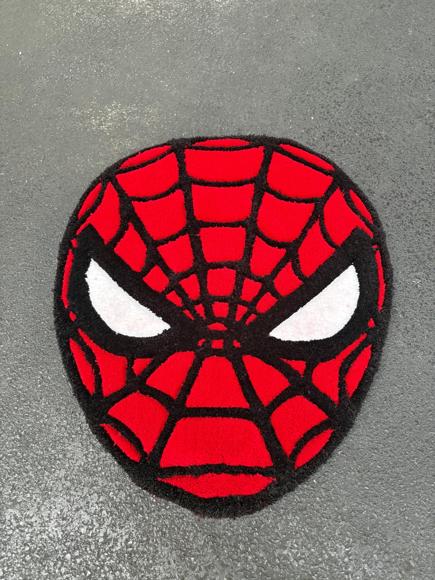 Tapis Spiderman (100% fait main) 75x55cm Tufting/Rug
