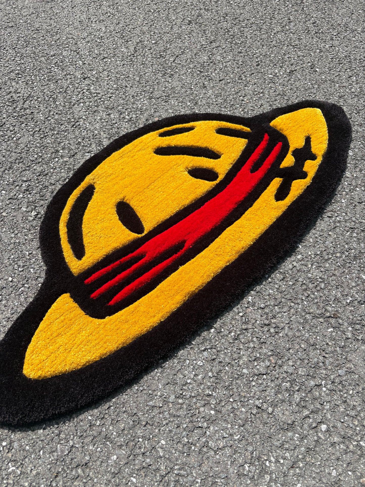 Tapis One Pièce/Luffy (100% fait main) 100x50cm Tufting/Rug