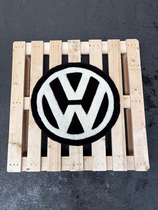 Tapis Volkswagen (100% fait main) 70x70 Tufting/Rug