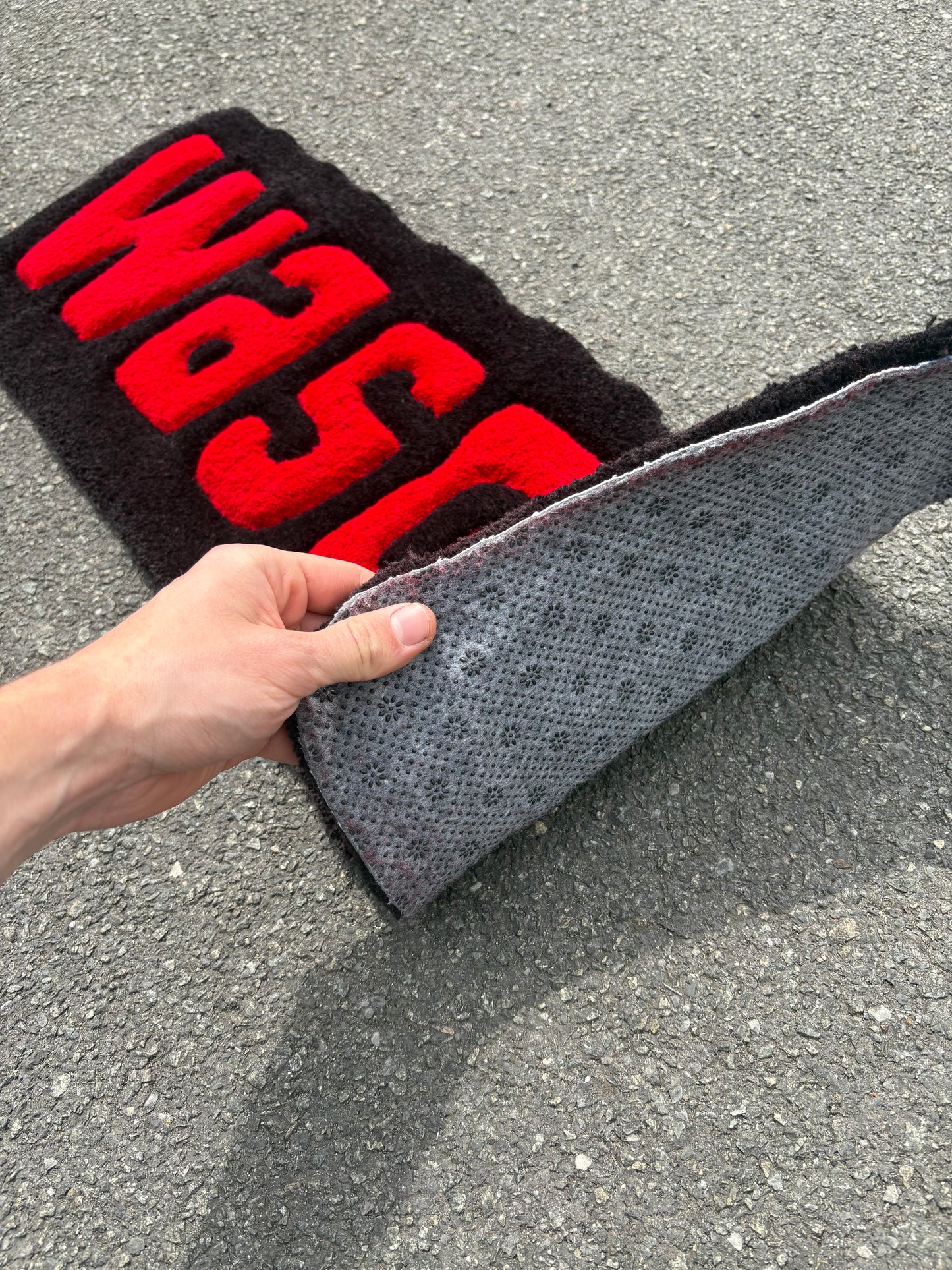 Tapis Wasted/GTA (100% fait main) 75x30cm Tufting/Rug