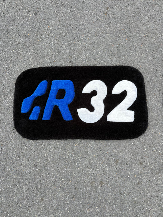 Tapis VW R32 (100% fait main) 70x35cm Tufting/Rug