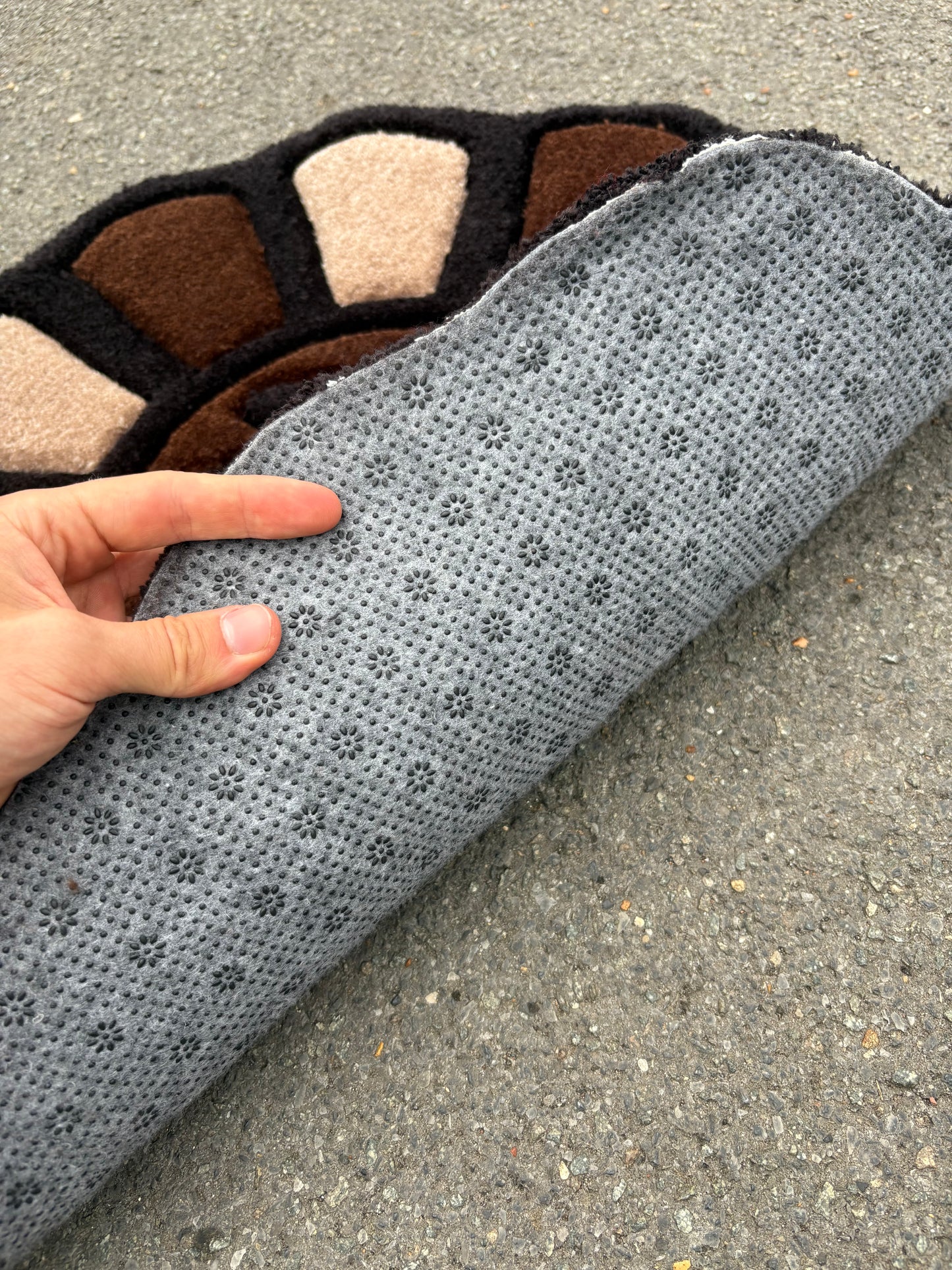 Tapis Murakami X Travis Scott inspiration (100% fait main) 72x72cm Tufting/Rug