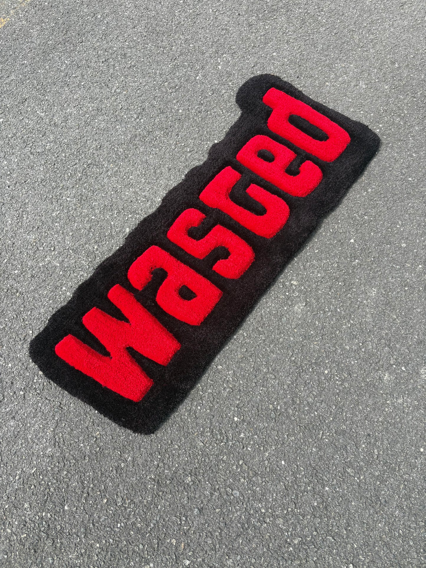 Tapis Wasted/GTA (100% fait main) 75x30cm Tufting/Rug