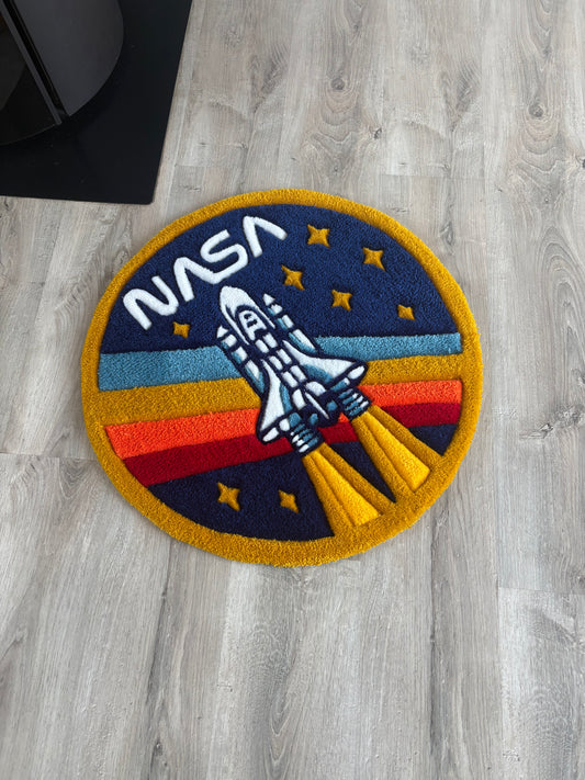 Tapis Tufting NASA 70x70cm - 100% fait main
