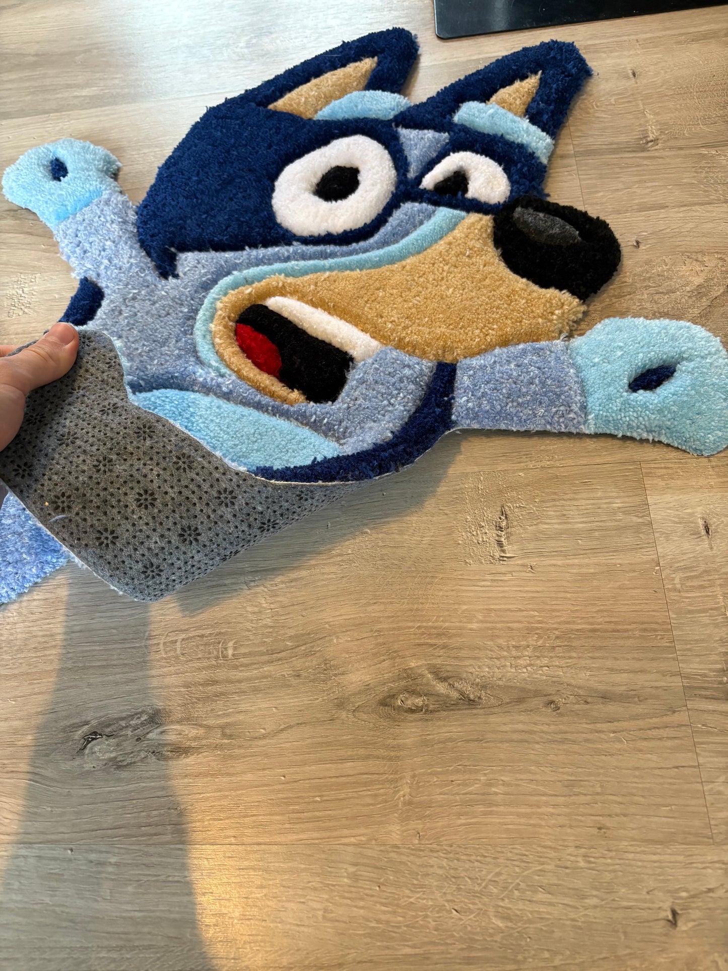 Tapis Bluey (100% fait main) 70x60cm Tufting/Rug