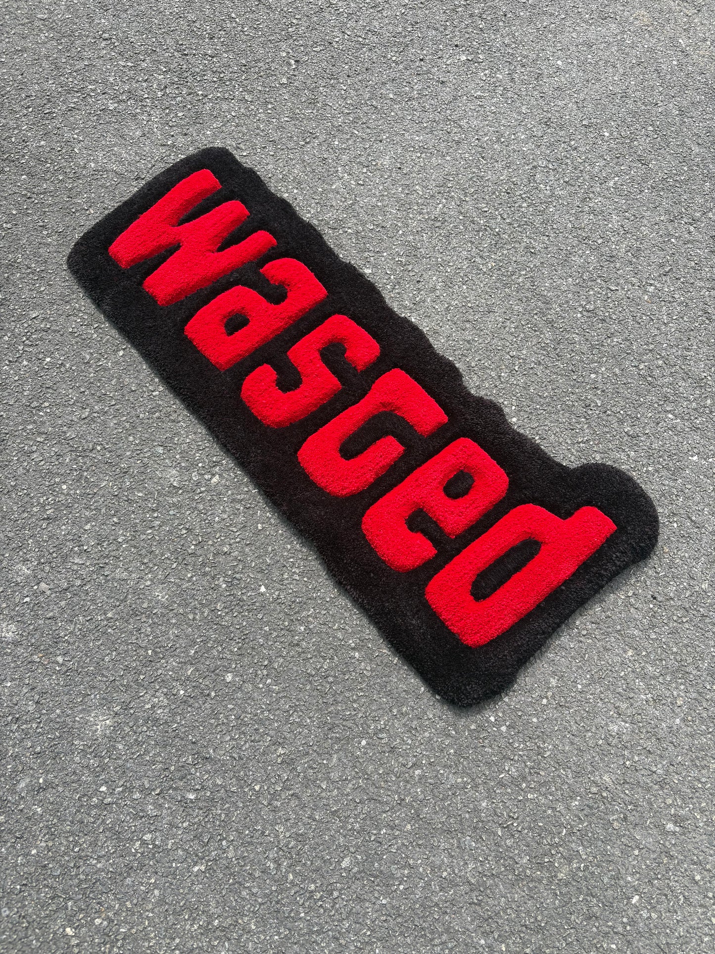 Tapis Wasted/GTA (100% fait main) 75x30cm Tufting/Rug