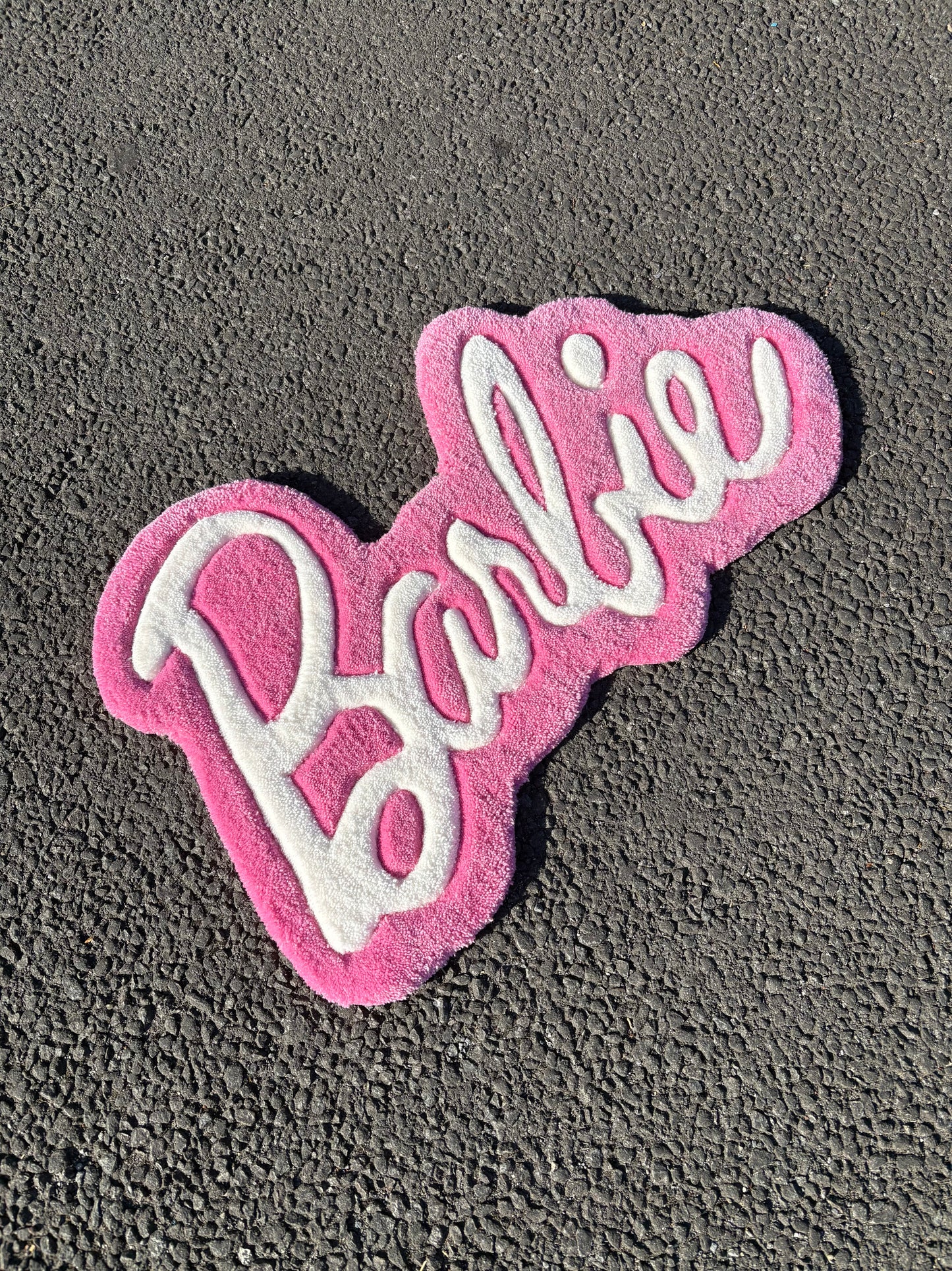 Tapis Barbie (100% fait main) 73x45cm Tufting/Rug