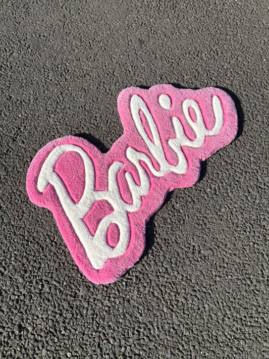Tapis Barbie (100% fait main) 73x45cm Tufting/Rug