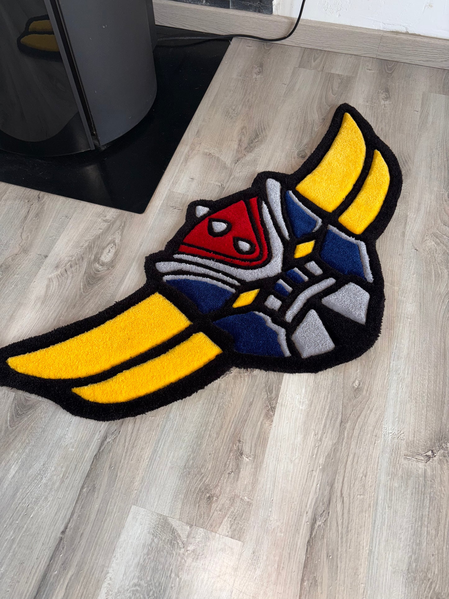 Tapis Goldorak (100% fait main) 120x55cm Tufting/Rug