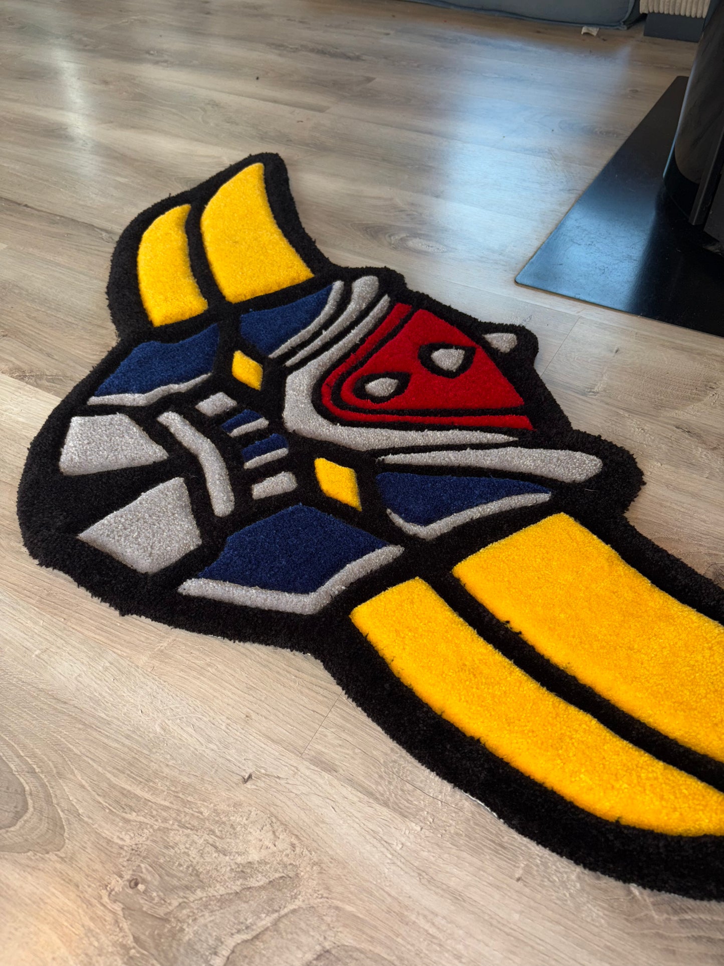 Tapis Goldorak (100% fait main) 120x55cm Tufting/Rug