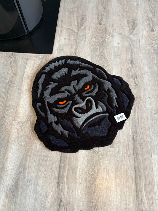 Tapis Gorille (100% fait main) 70x65cm Tufting/Rug