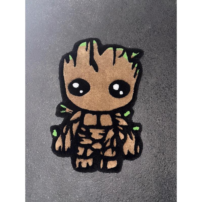 Tapis Groot (100% fait main) 70x45cm Tufting/Rug