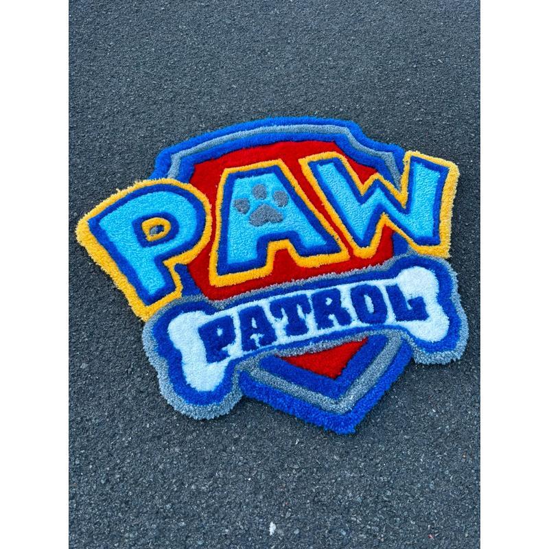 Tapis PAW/Pat Patrouille (100% fait main) 70x65cm Tufting/Rug
