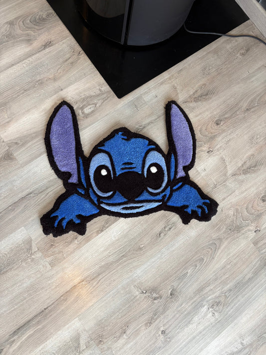 Tapis Stitch (100% fait main) 70x60cm Tufting/Rug