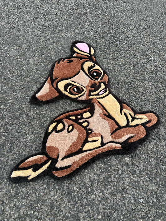 Tapis Bambi (100% fait main) Tufting/Rug 70x70cm