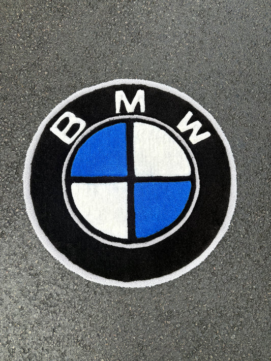 Tapis BMW (100% fait main) 70x70cm Tufting/Rug