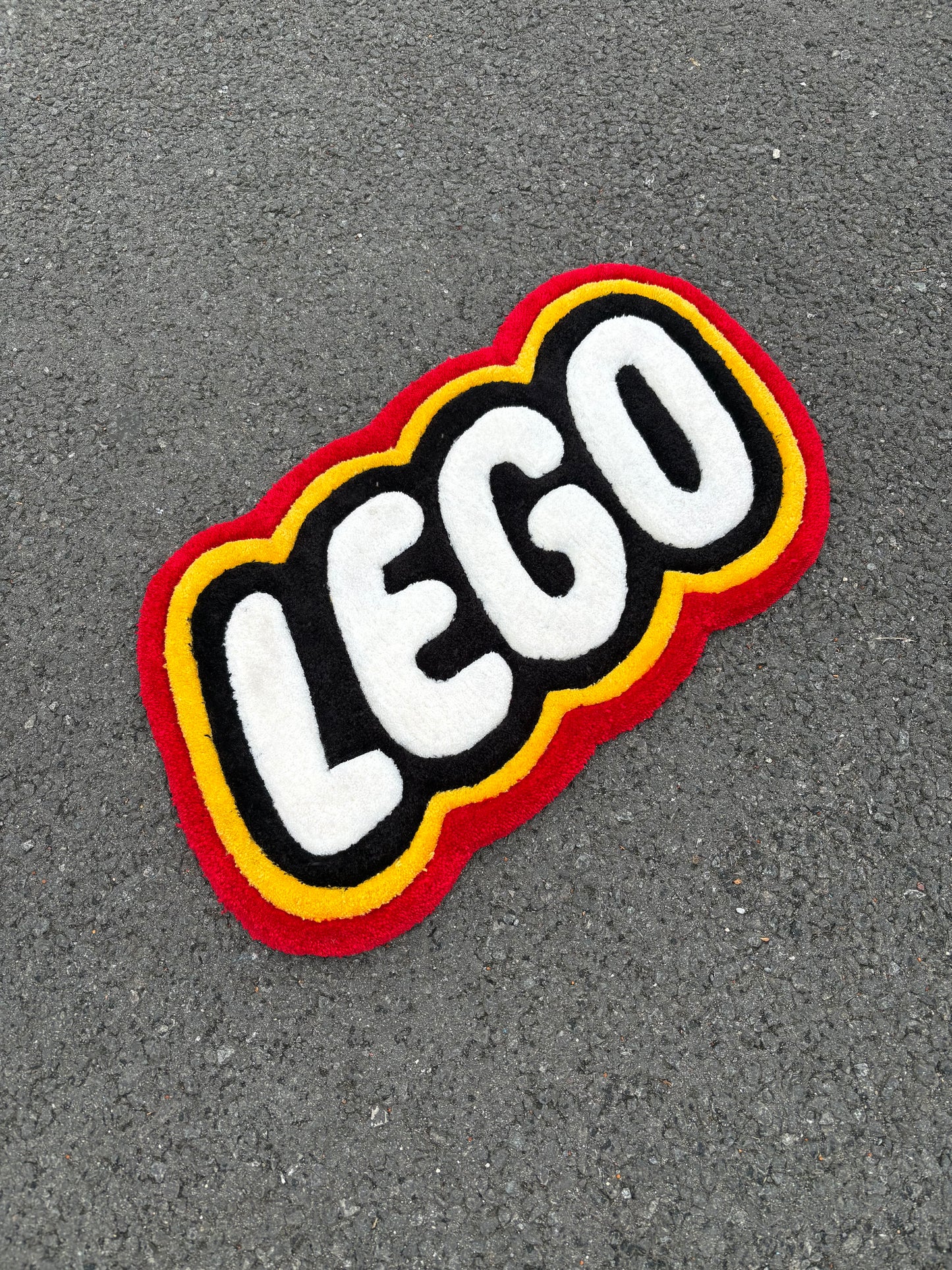 Tapis Lego (100% fait main) 70x45cm Tufting/Rug