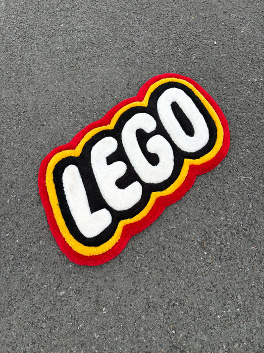 Tapis Lego (100% fait main) 70x45cm Tufting/Rug