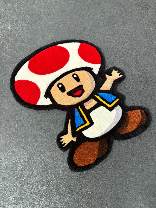 Tapis Toad (100% fait main) 80x72cm Tufting/Rug