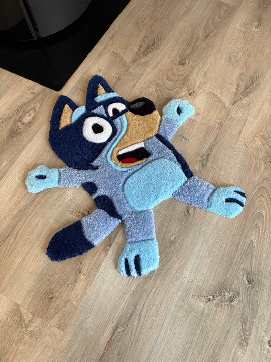 Tapis Bluey (100% fait main) 70x55cm Tufting/Rug