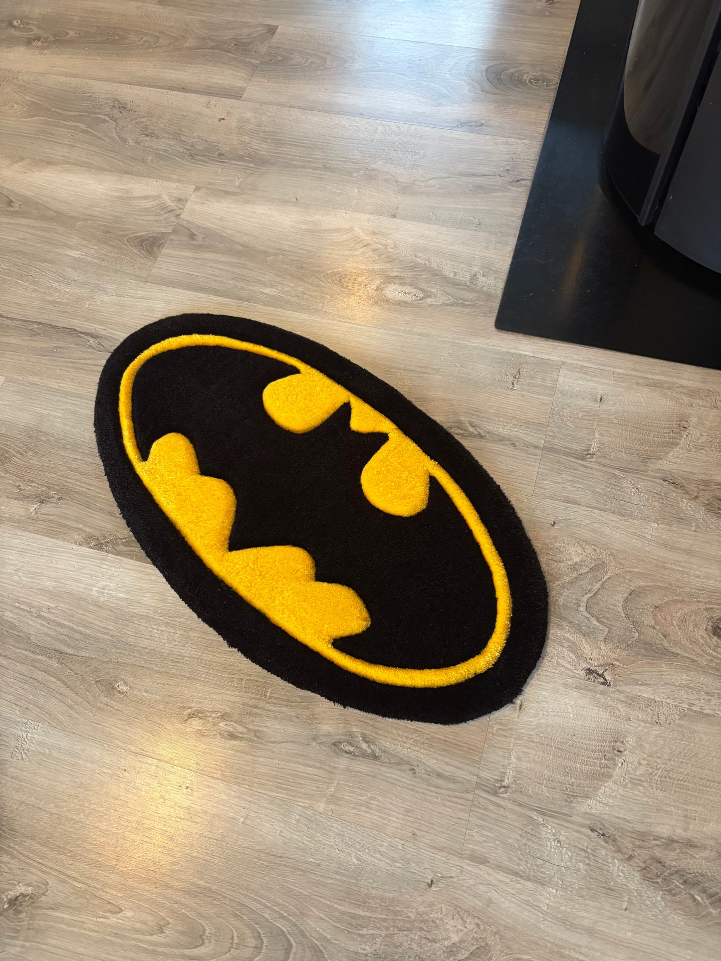 Tapis Batman (100% fait main) 30x65cm Tufting/Rug
