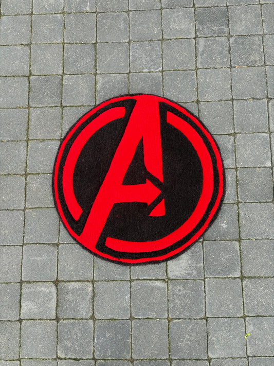 Tapis Avengers (100% fait main) 70x70cm Tufting/Rug