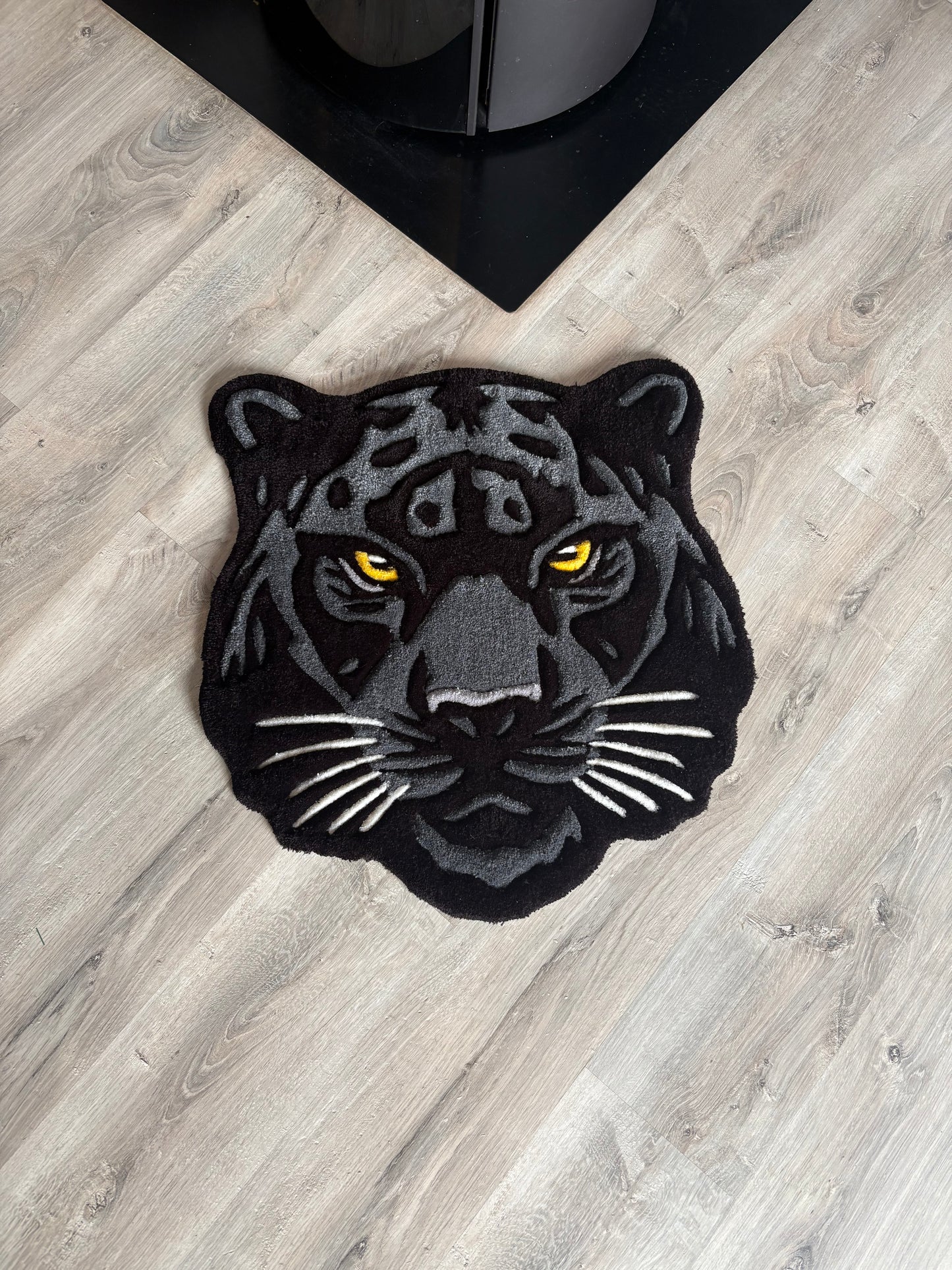 Tapis Panthère (100% fait main) 70x70cm Tufting/Rug