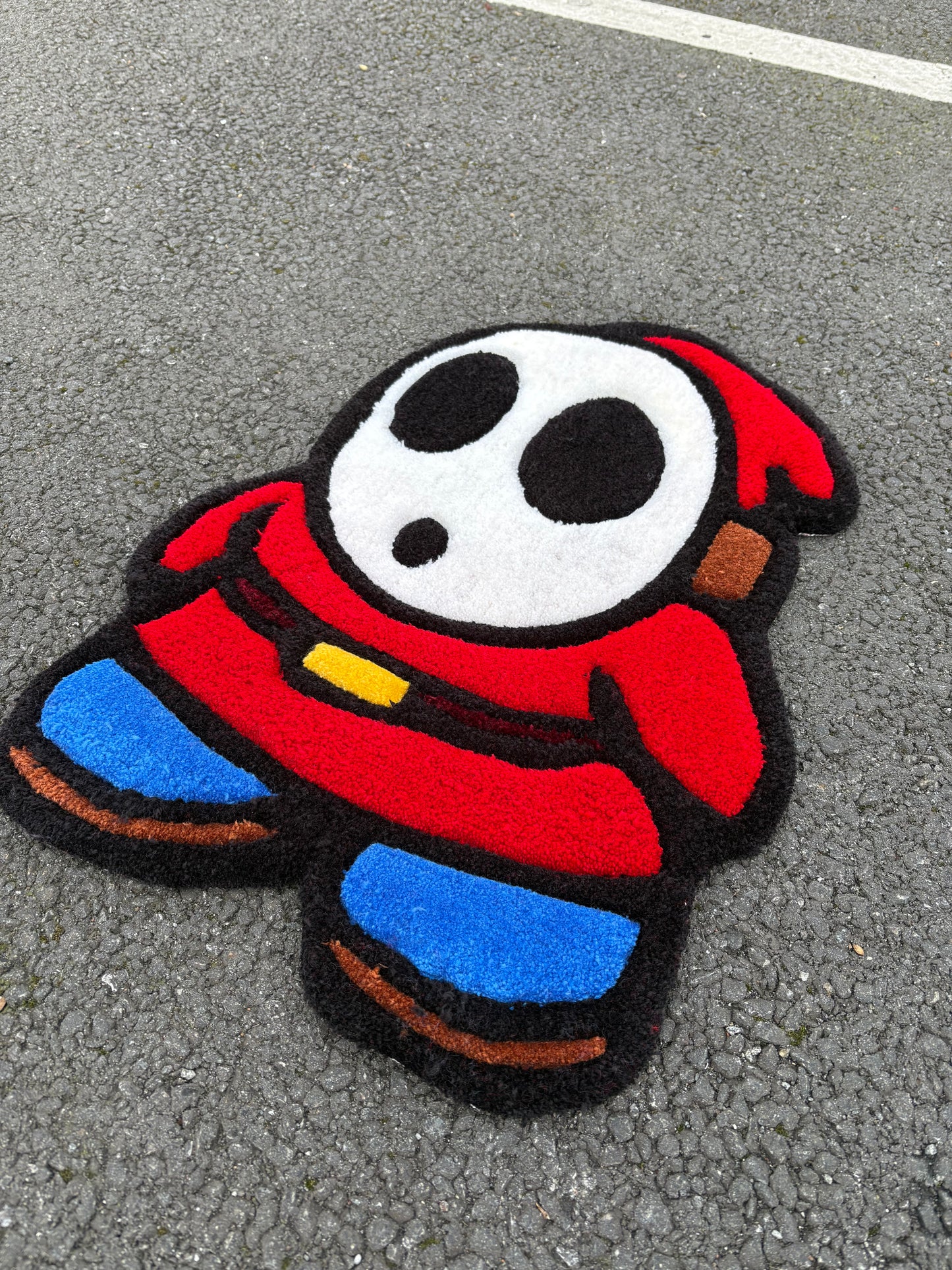 Tapis Shy Guy/Phantom (100% fait main) 65x46cm Tufting/Rug