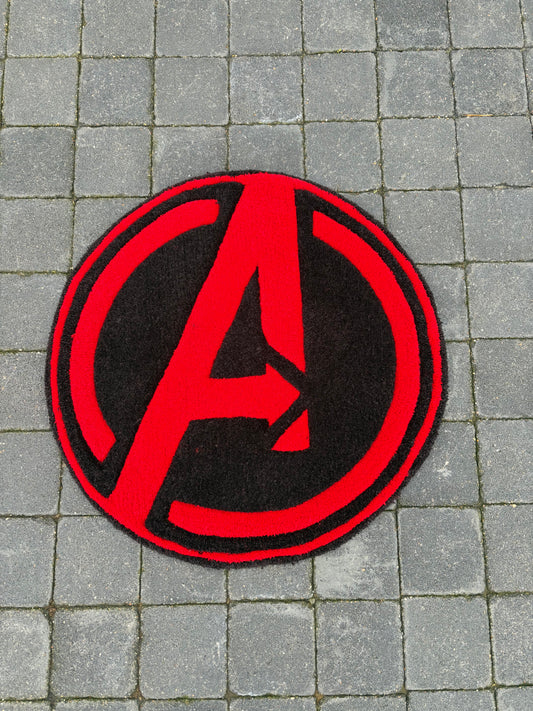 Tapis Avengers (100% fait main) 70x70cm Tufting/Rug