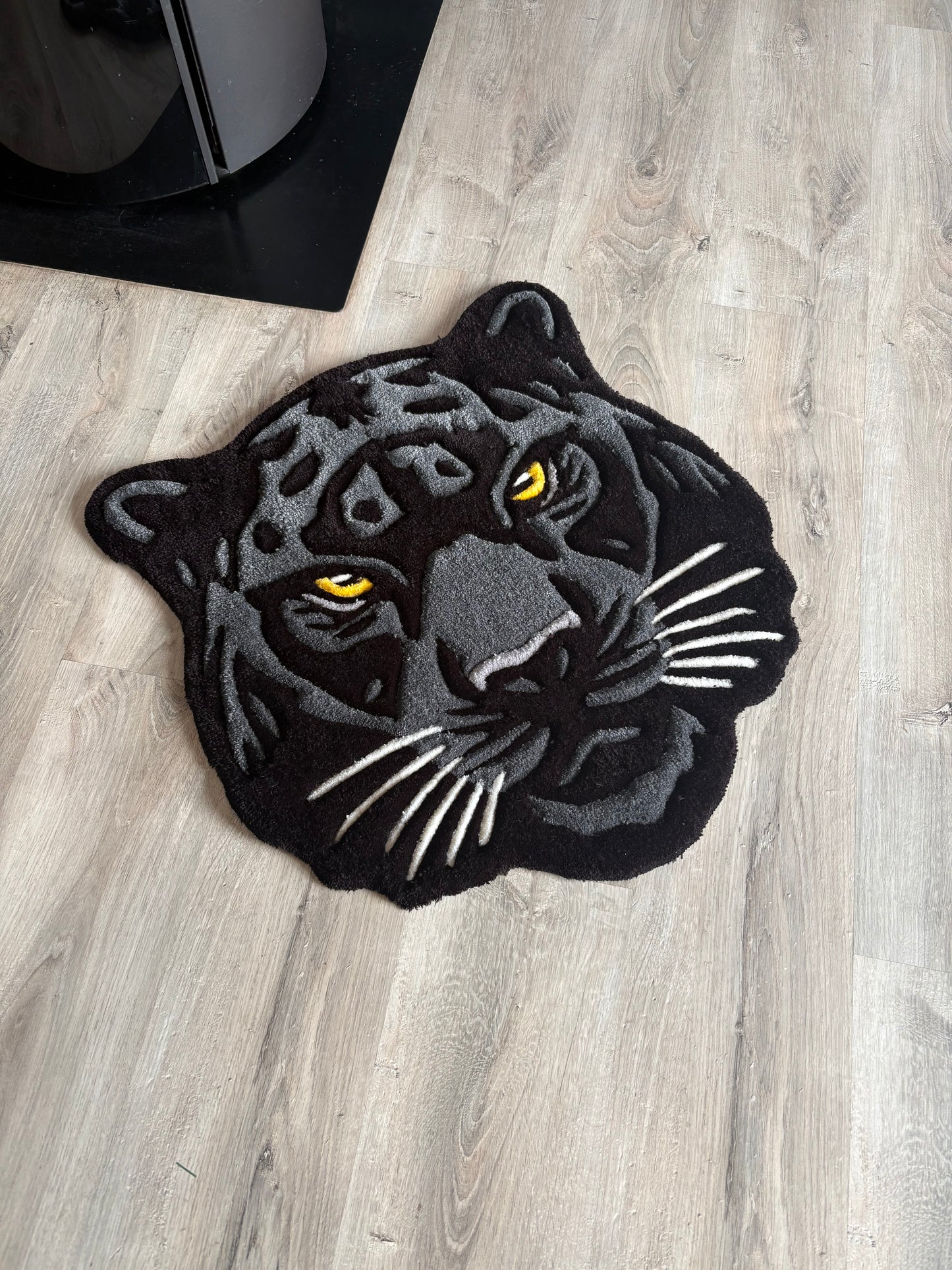 Tapis Panthère (100% fait main) 70x70cm Tufting/Rug