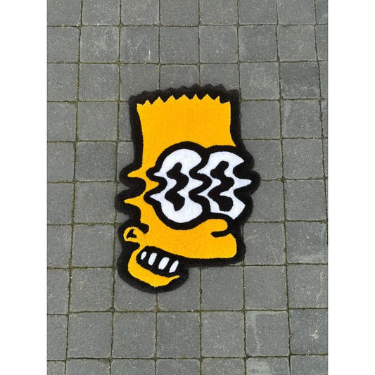 Tapis Bart Simpson  ( 100% fait main ) 75x55cm Tufting/Rug