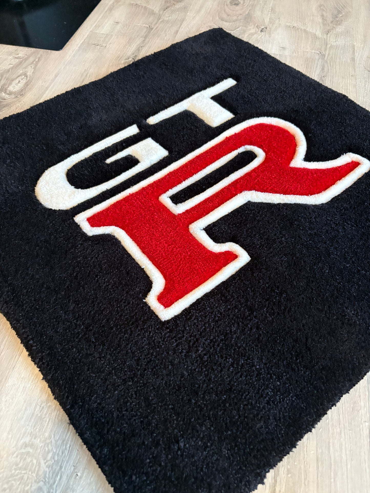 Tapis GT-R/Nissan (100% fait main) 65x65cm Tufting/Rug
