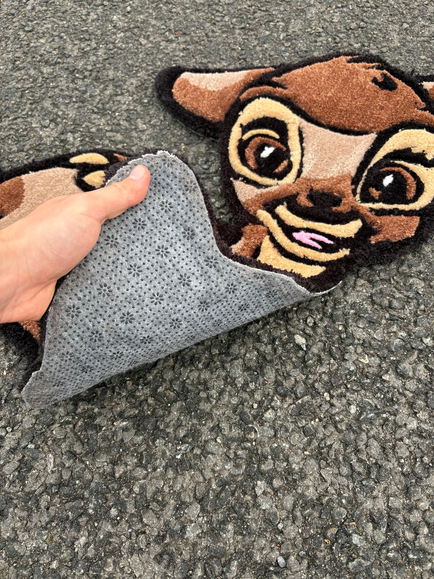 Tapis Bambi/Disney (100% fait main) Tufting/Rug 70x70cm