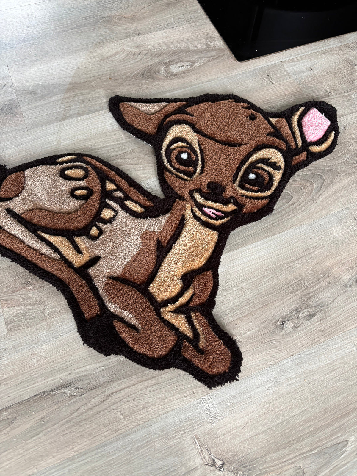 Tapis Bambi (100% fait main) Tufting/Rug 70x70cm