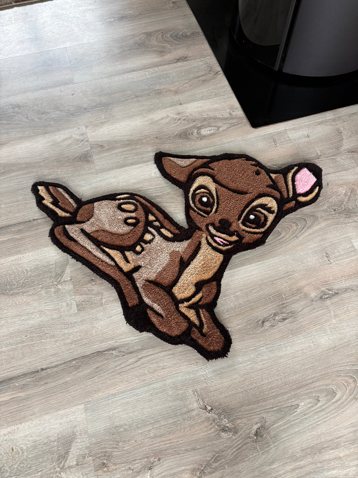Tapis Bambi (100% fait main) Tufting/Rug 70x70cm