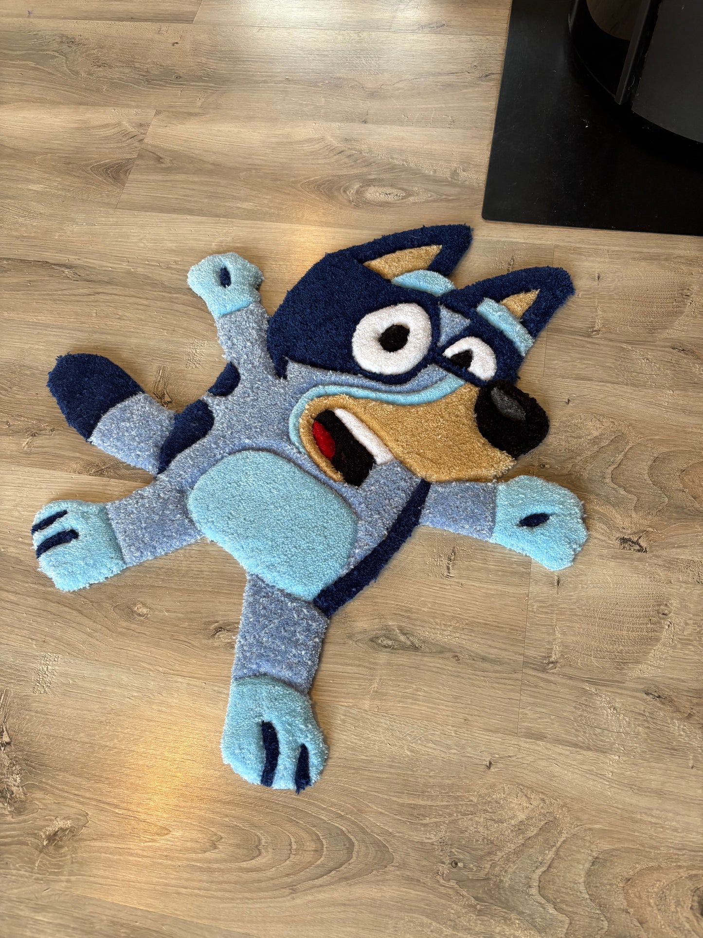 Tapis Bluey (100% fait main) 70x60cm Tufting/Rug