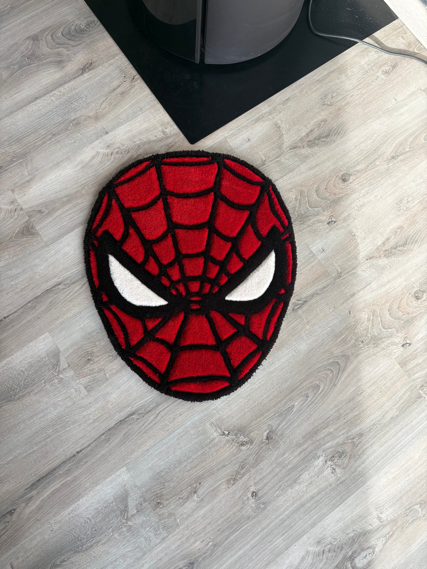 Tapis Spiderman (100% fait main) 75x55cm Tufting/Rug