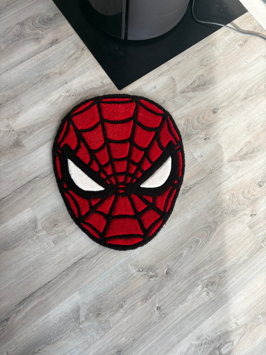 Tapis Spiderman (100% fait main) 75x55cm Tufting/Rug